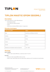 Tiplon mastic EPDM - FT